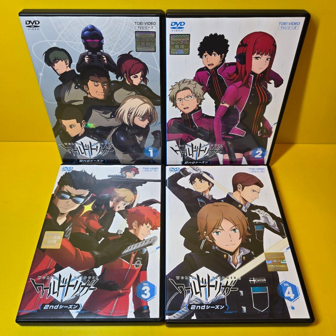 ※新品ケース交換済み　ワールドトリガー DVD 1期〜3期 全32巻 全巻セット