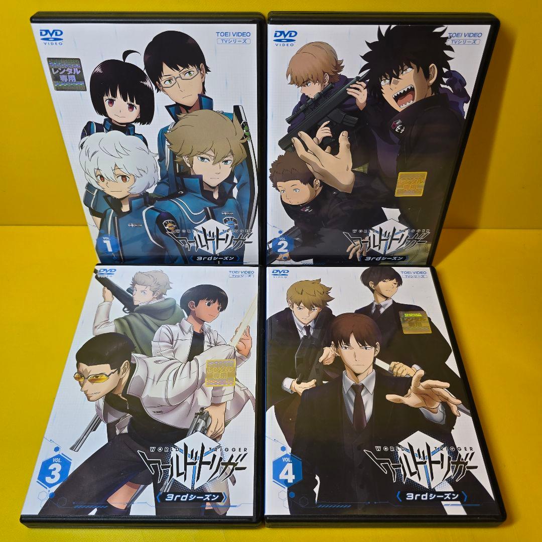 ※新品ケース交換済み　ワールドトリガー DVD 1期〜3期 全32巻 全巻セット