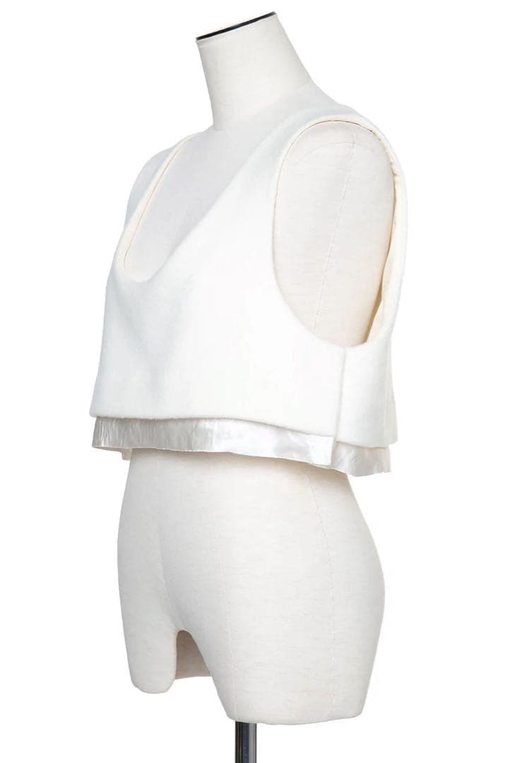 chieko+ lamb wool bistier ホワイト 36