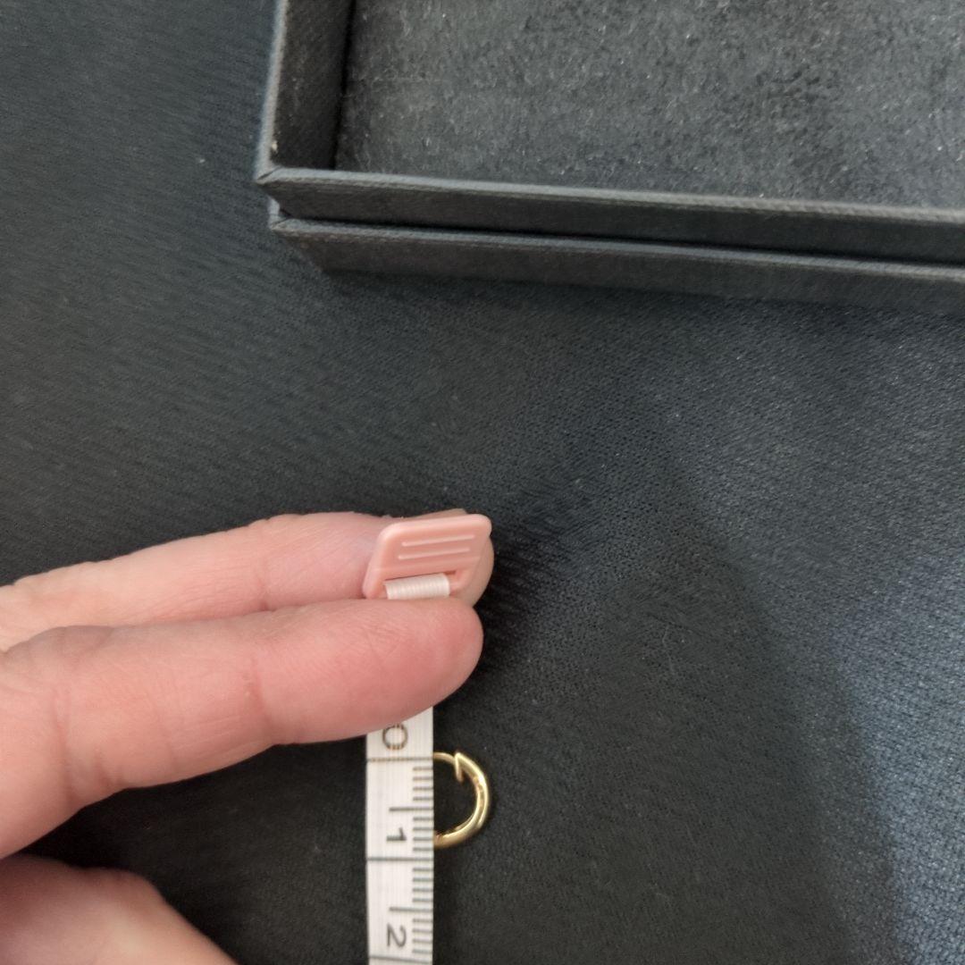 k18yg ダイヤモンド0.1✕2合計0.2 フープピアス