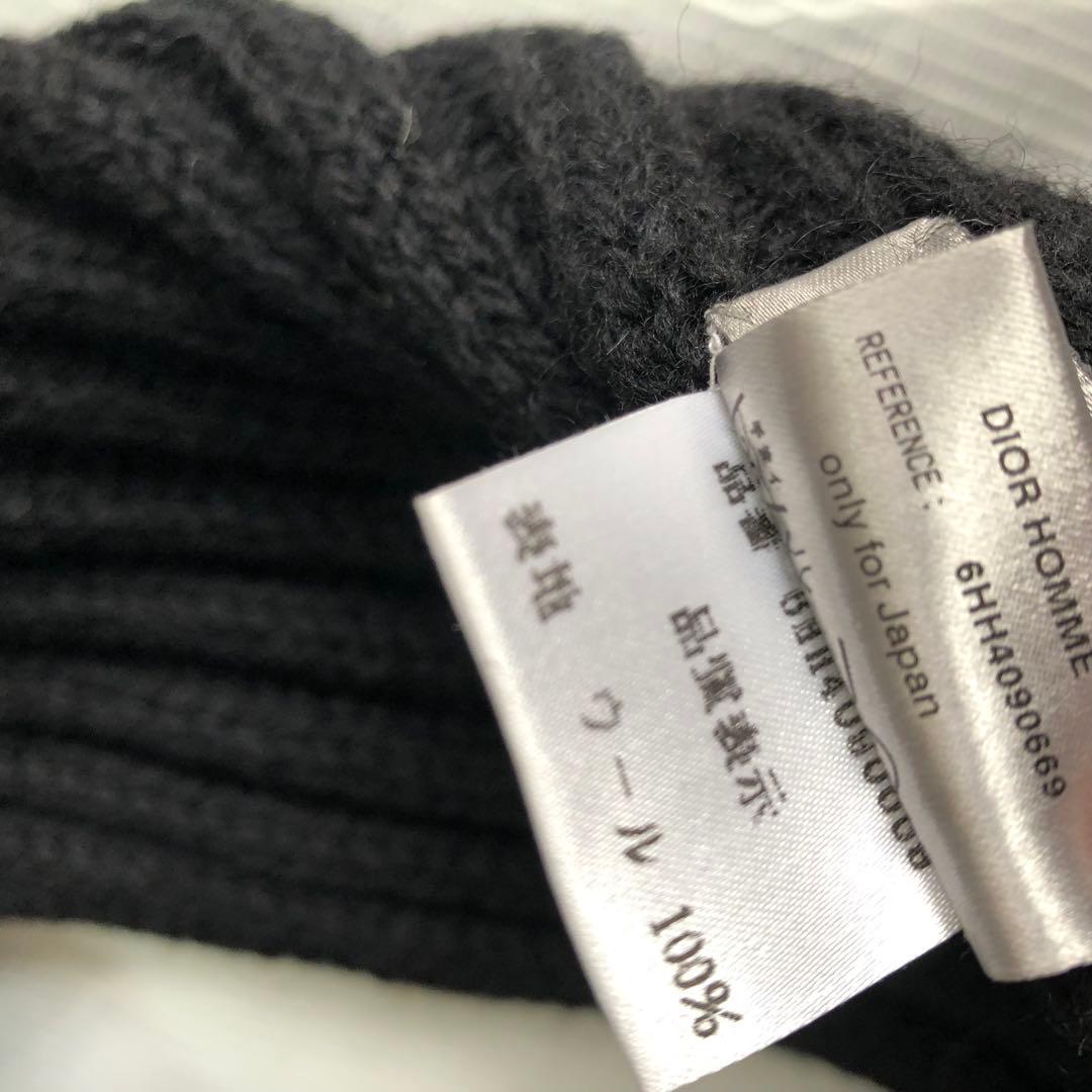 06AW Dior HOMME エディ期 バイカラー ロングマフラー フリンジ