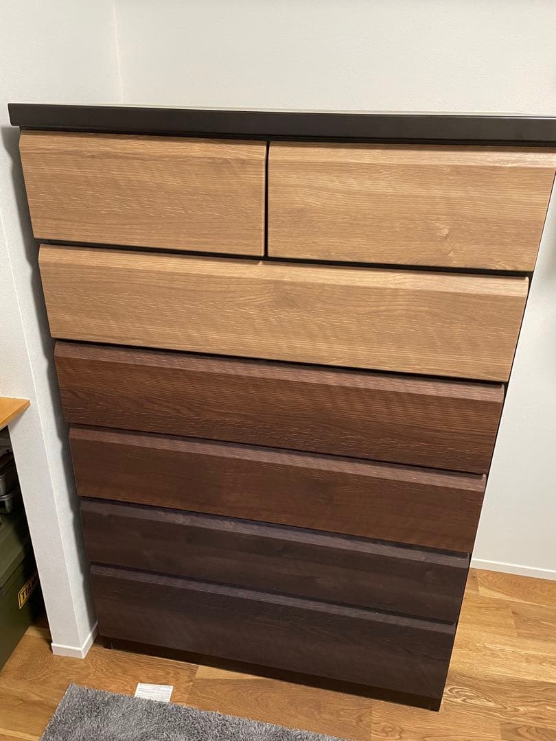 木製チェスト ブラウン