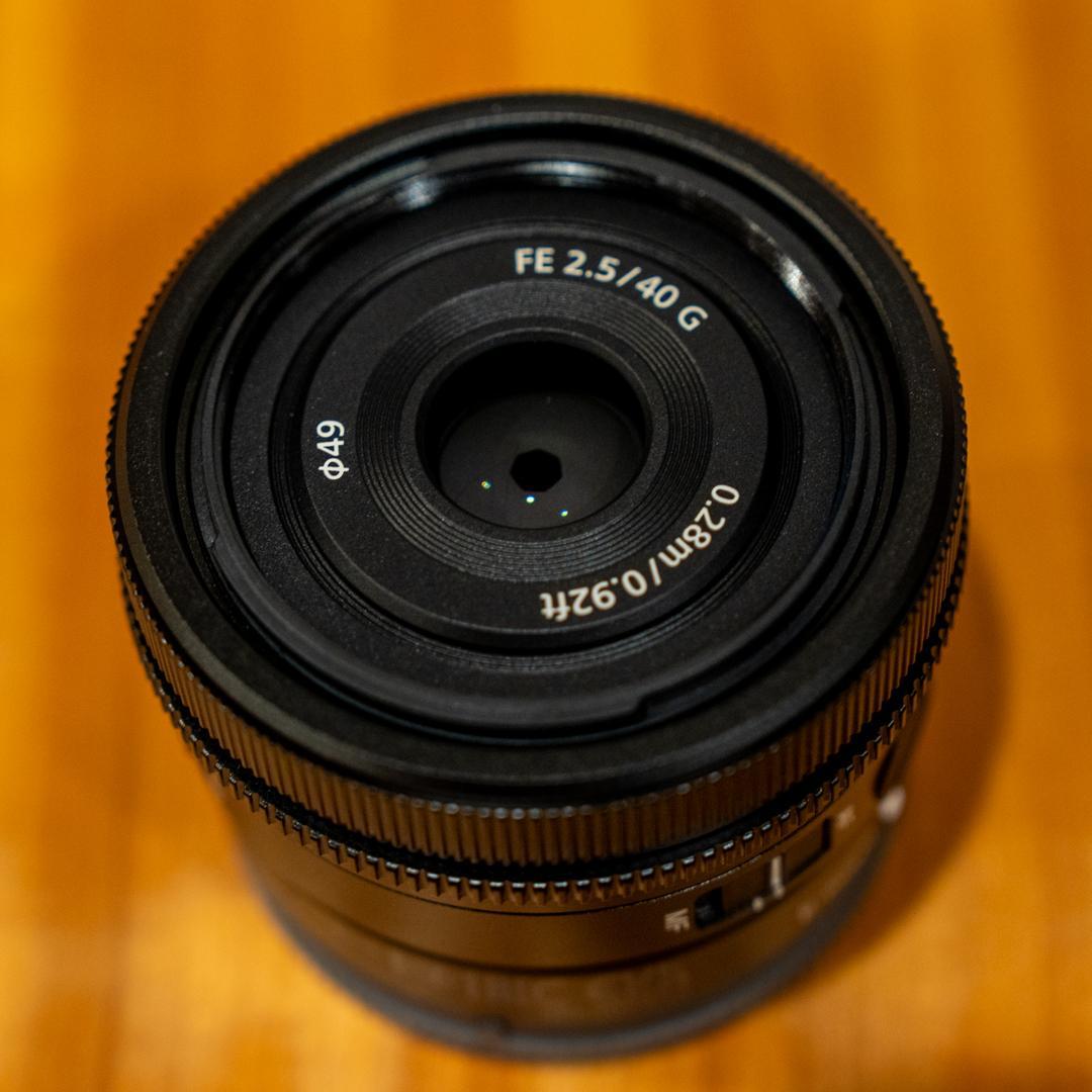 SONY FE 40mm F2.5 G レンズ SEL40F25G