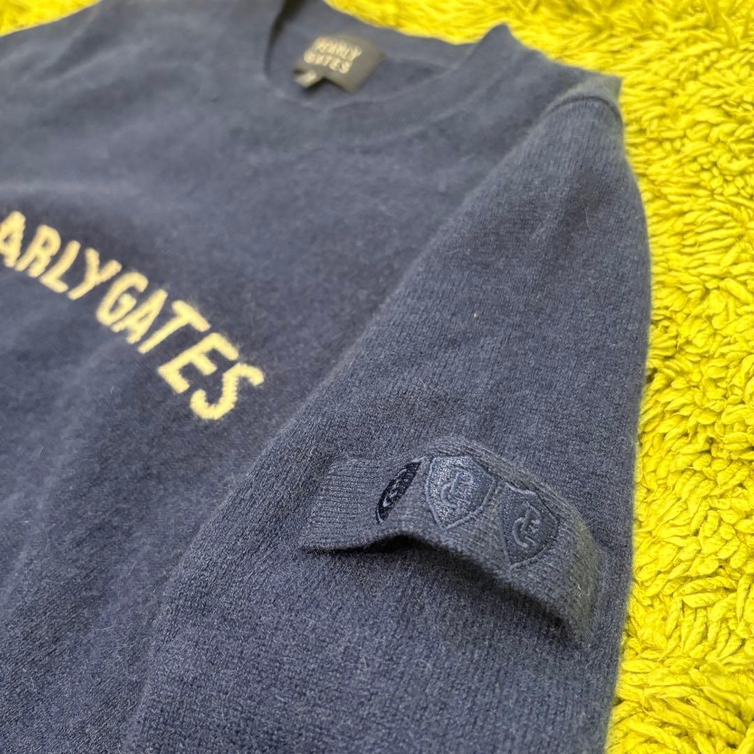 パーリーゲイツ PEARLYGATES カシミヤ100% ニットセーター 1