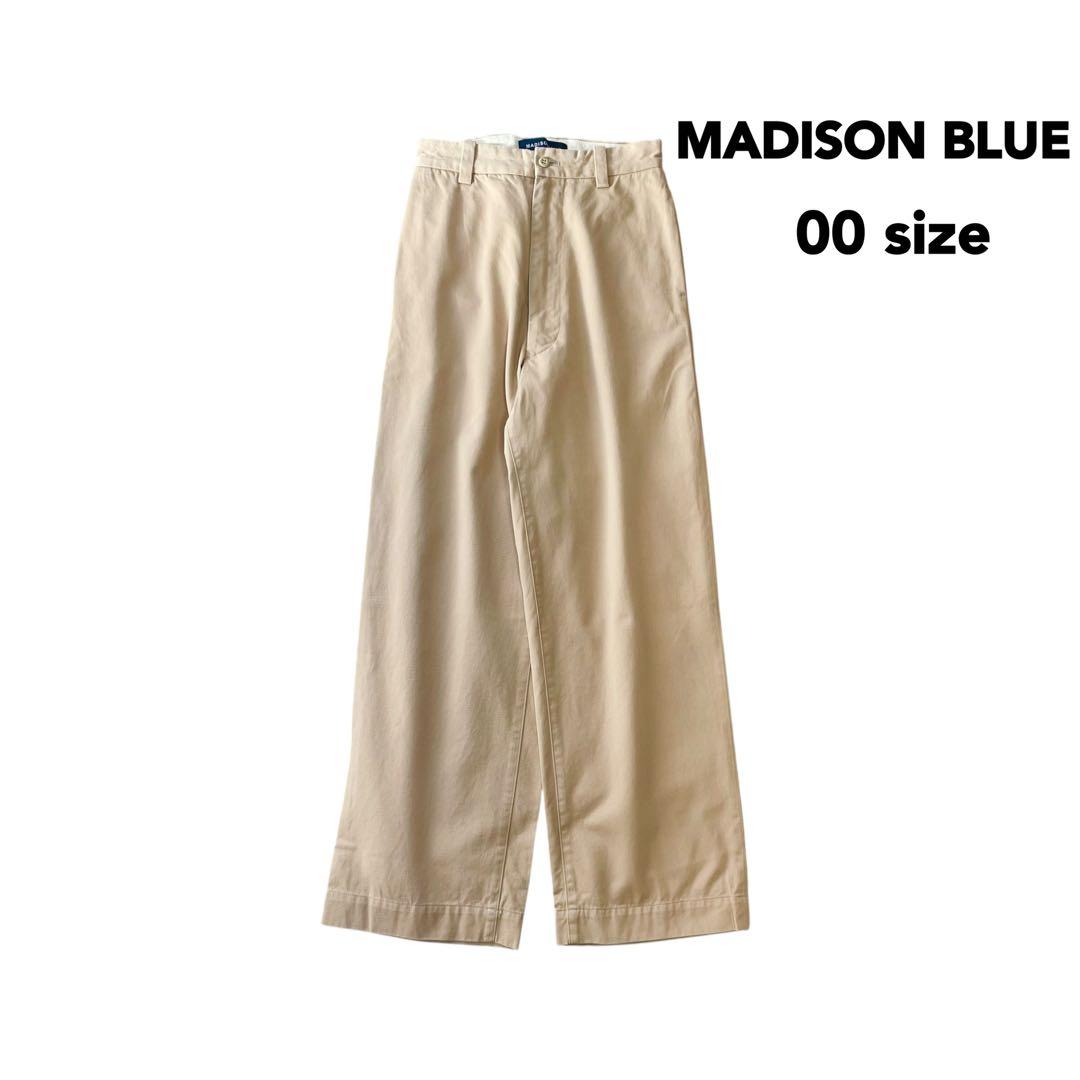 極美品✨マディソンブルー チノパン ハイウエストパンツ ワイド ベージュ 00