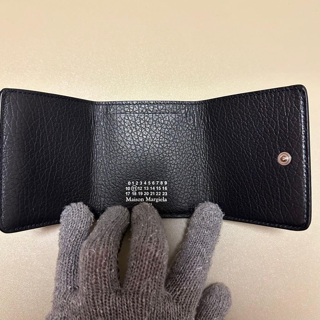 【美品】メゾンマルジェラ　財布　ブラック　メンズ　箱付き　S56UI0150