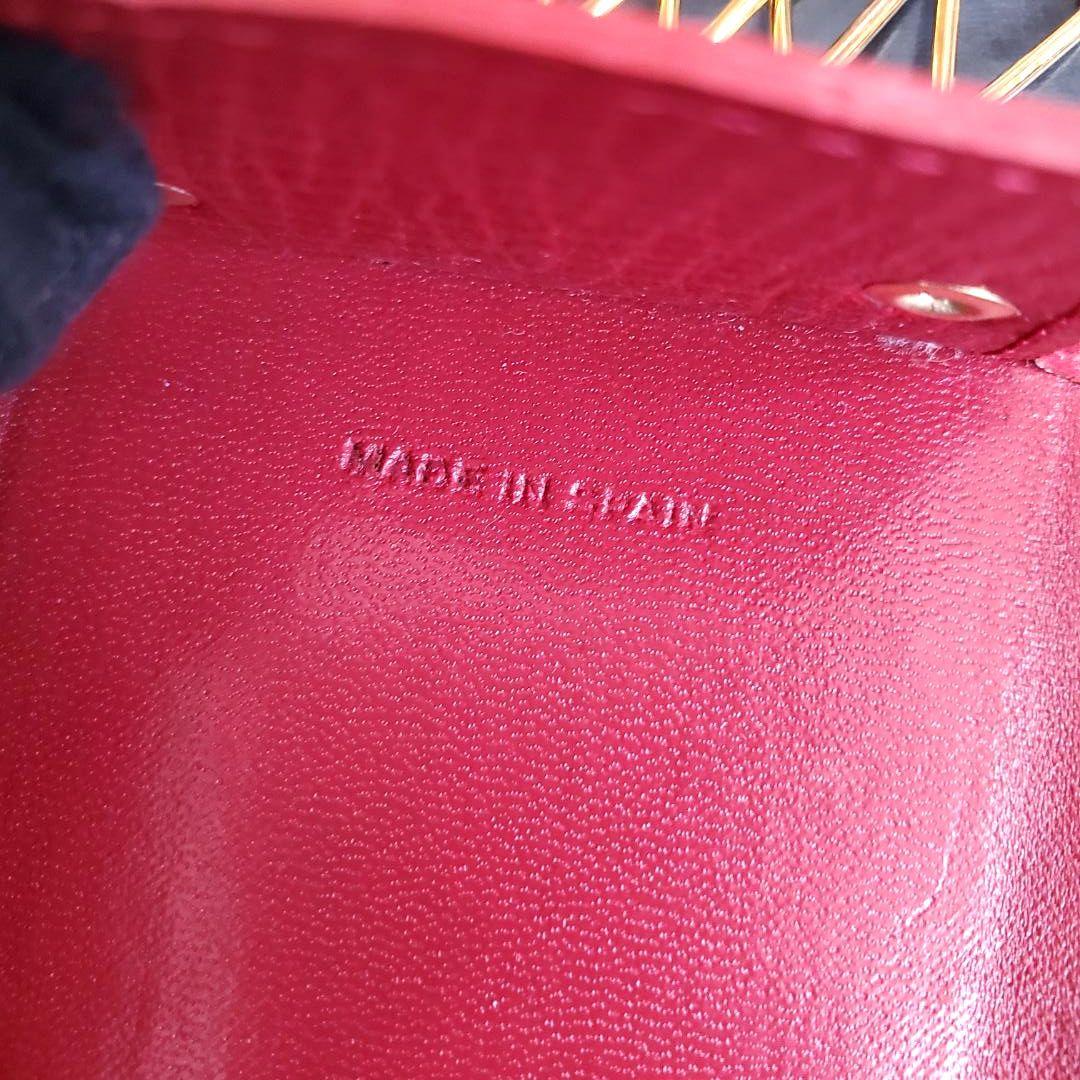 極美品 クリスチャンディオール キーケース 6連 ヴィンテージ 赤 CD 箱付き