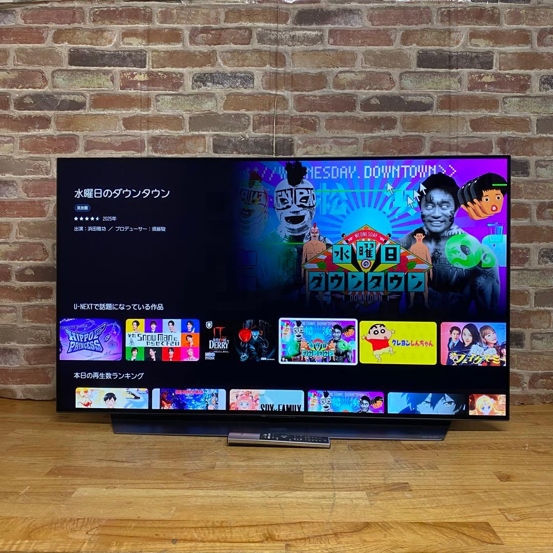 LG 48V型 4K 有機ELテレビ OLED48C2PJA 動画配信アプリ搭載