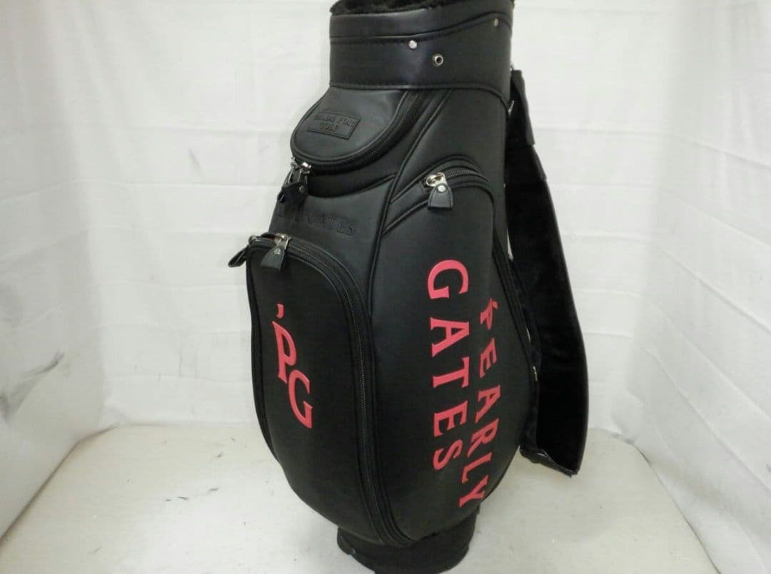 パーリーゲイツ★9.0型★完売品★中古★スタッフ(BK)ゴルフ キャディバック