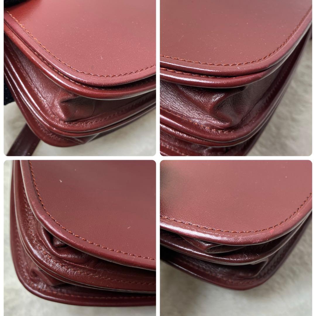 カルティエ✨マストライン 本革 レザー 斜め掛け ショルダーバッグ