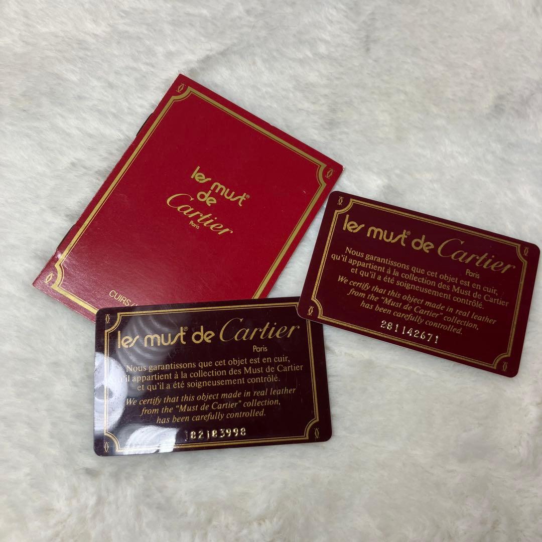 カルティエ✨マストライン 本革 レザー 斜め掛け ショルダーバッグ