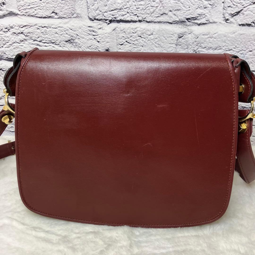 カルティエ✨マストライン 本革 レザー 斜め掛け ショルダーバッグ