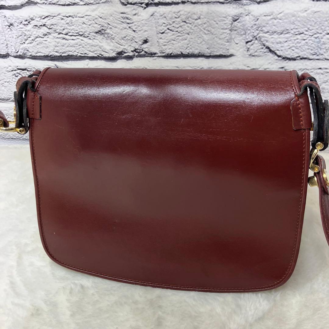 カルティエ✨マストライン 本革 レザー 斜め掛け ショルダーバッグ