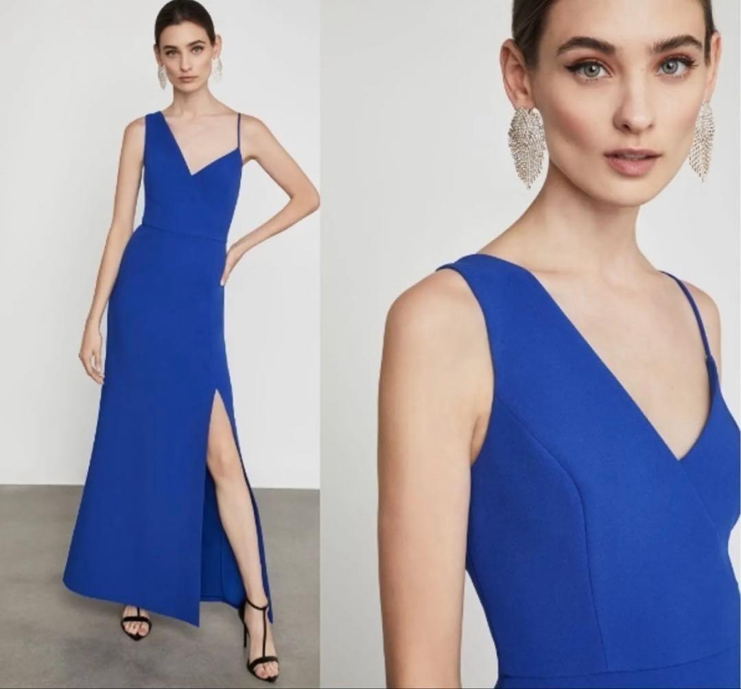 美品♡BCBG MAXAZRIA スリットロングドレス