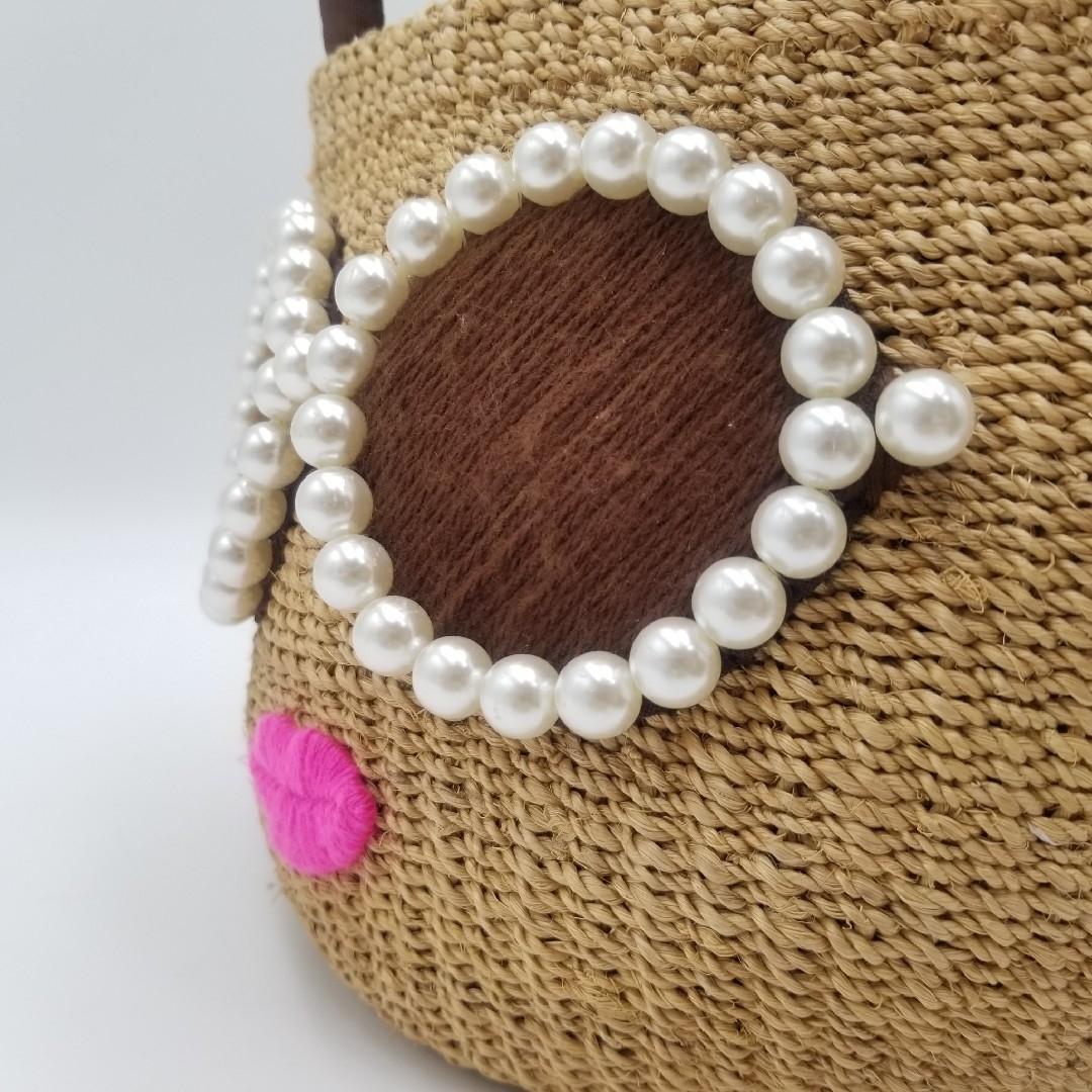 未使用級 a-jolie アジョリー カゴバッグ 籠 ハンドバッグ