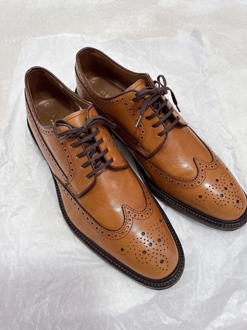 REGALブラウン ウィングチップ シューズ