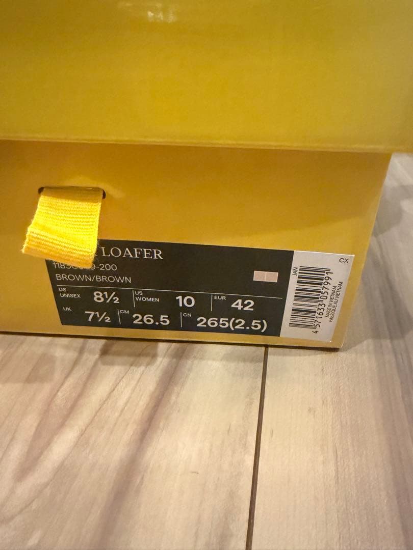 ONITSUKA TIGER TIGER LOAFER ブラウン 42