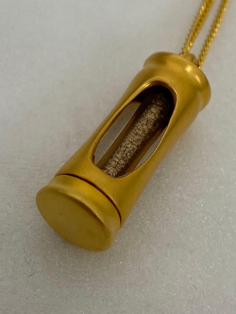 3-3328 二階堂 砂金 ネックレス ゴールド 桐箱 証明書付き