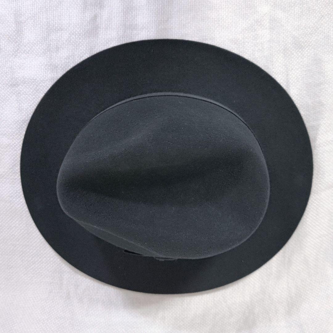 クリスティーズロンドンCHRISTYS' LONDON中折れウールハット黒59