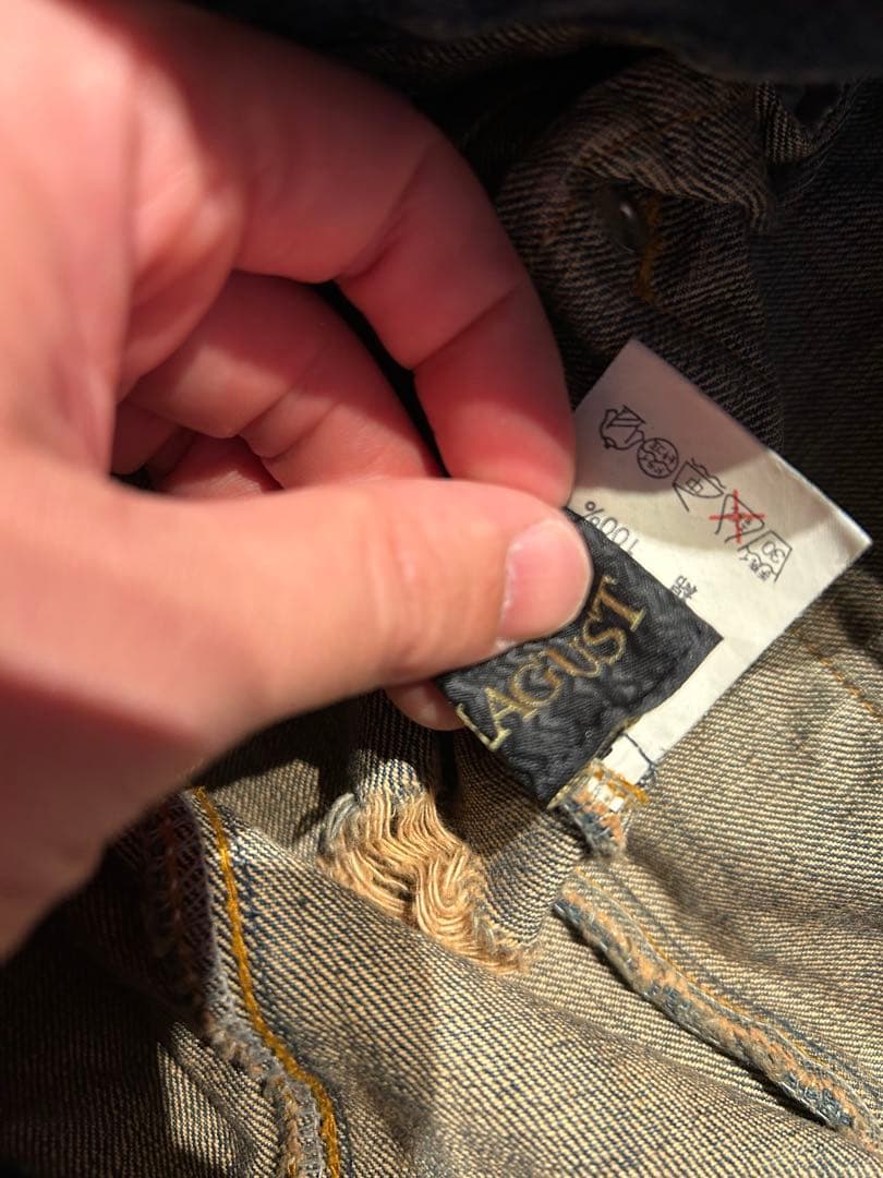 ジャケット・アウター 00s LAGUST denim jacket japanese label