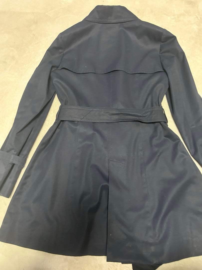 BURBERRY ブルーレーベル クレストブリッジ濃紺　トレンチコート 38