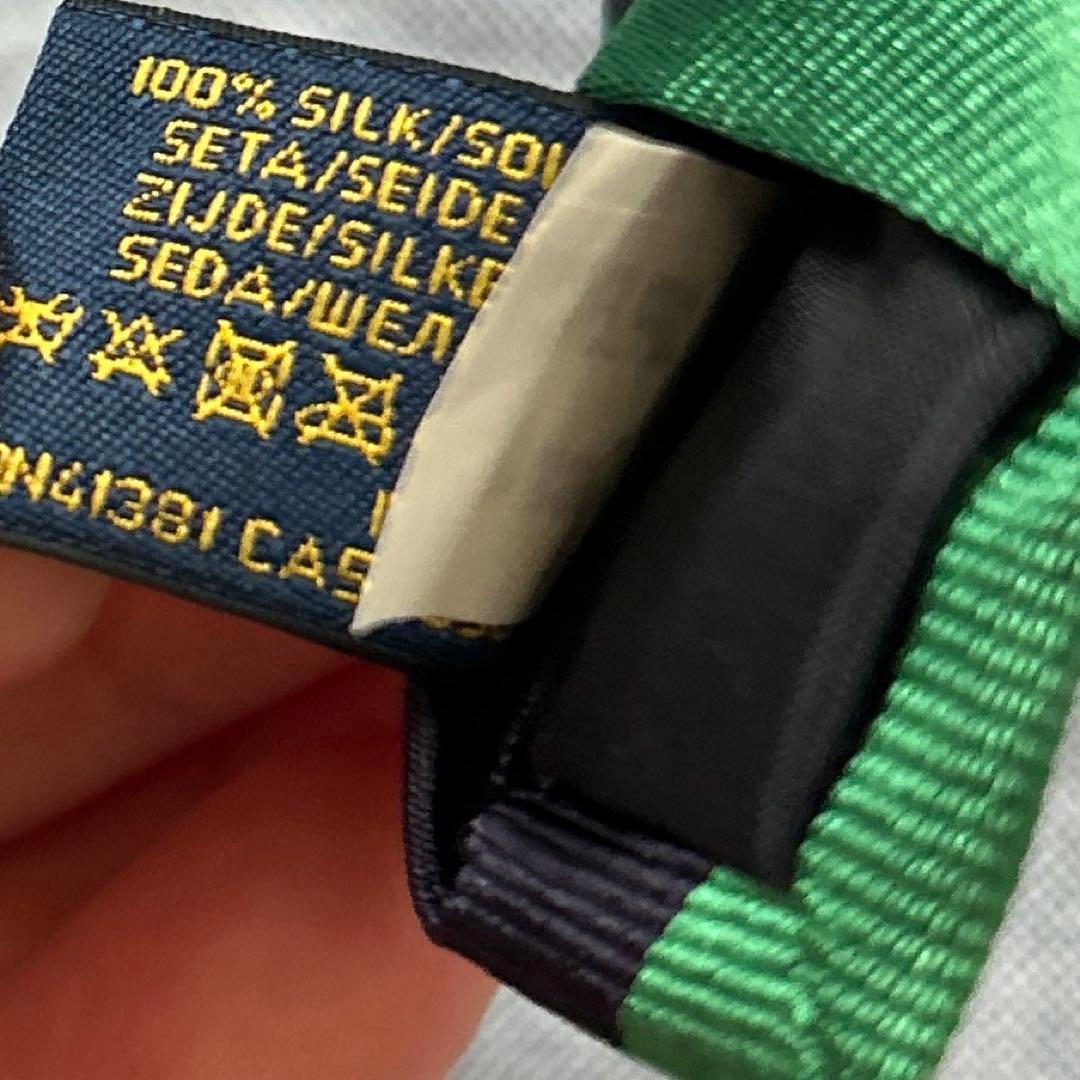 ラルフローレン キッズ スーツ 長袖シャツ ネクタイ 120 金ボタン ネイビー