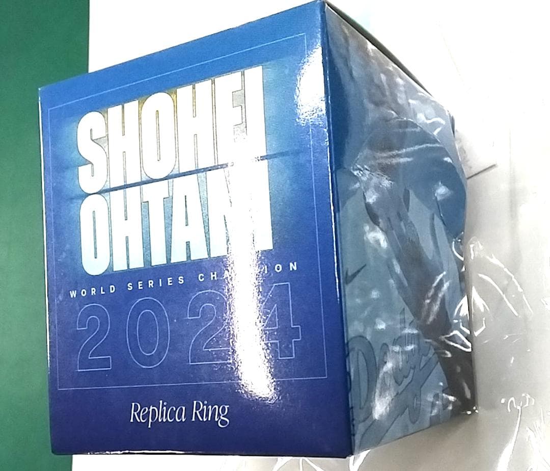 セット☆箱に痛み 大谷翔平 チャンピオンリング 8/6 ボールペン2本/冊子付き