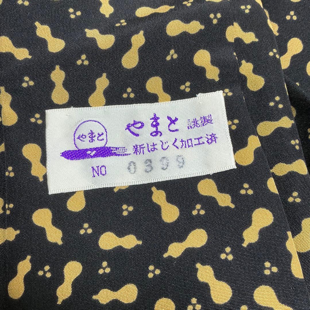 b160 正絹単衣　やまと誂製　長襦袢　半衿付　バチ衿　未使用しつけ付極美品着物