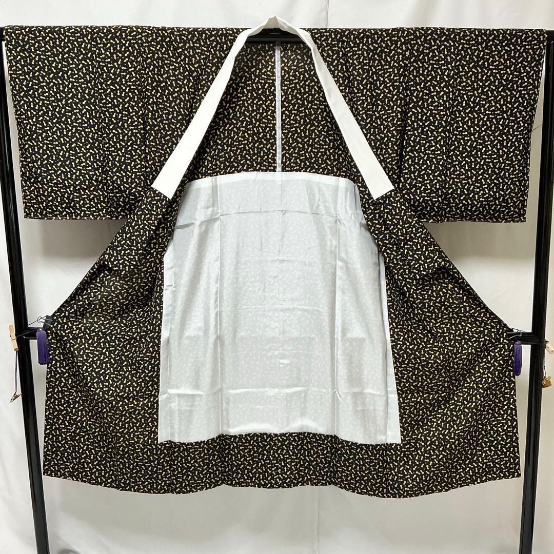 b160 正絹単衣　やまと誂製　長襦袢　半衿付　バチ衿　未使用しつけ付極美品着物