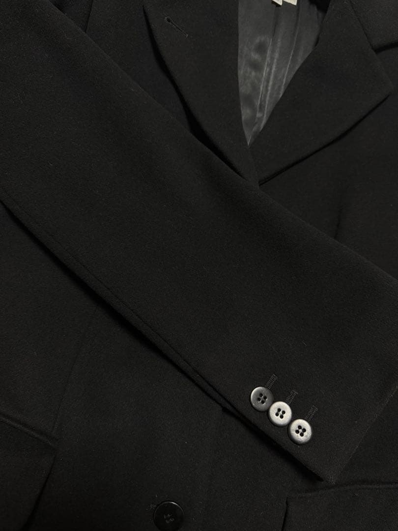 T*K様 ARMANI COLLEZIONI アルマーニ ロングコート 黒 カシ