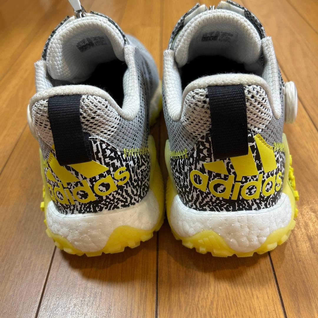 アディダス ゴルフシューズ グレー/イエロー