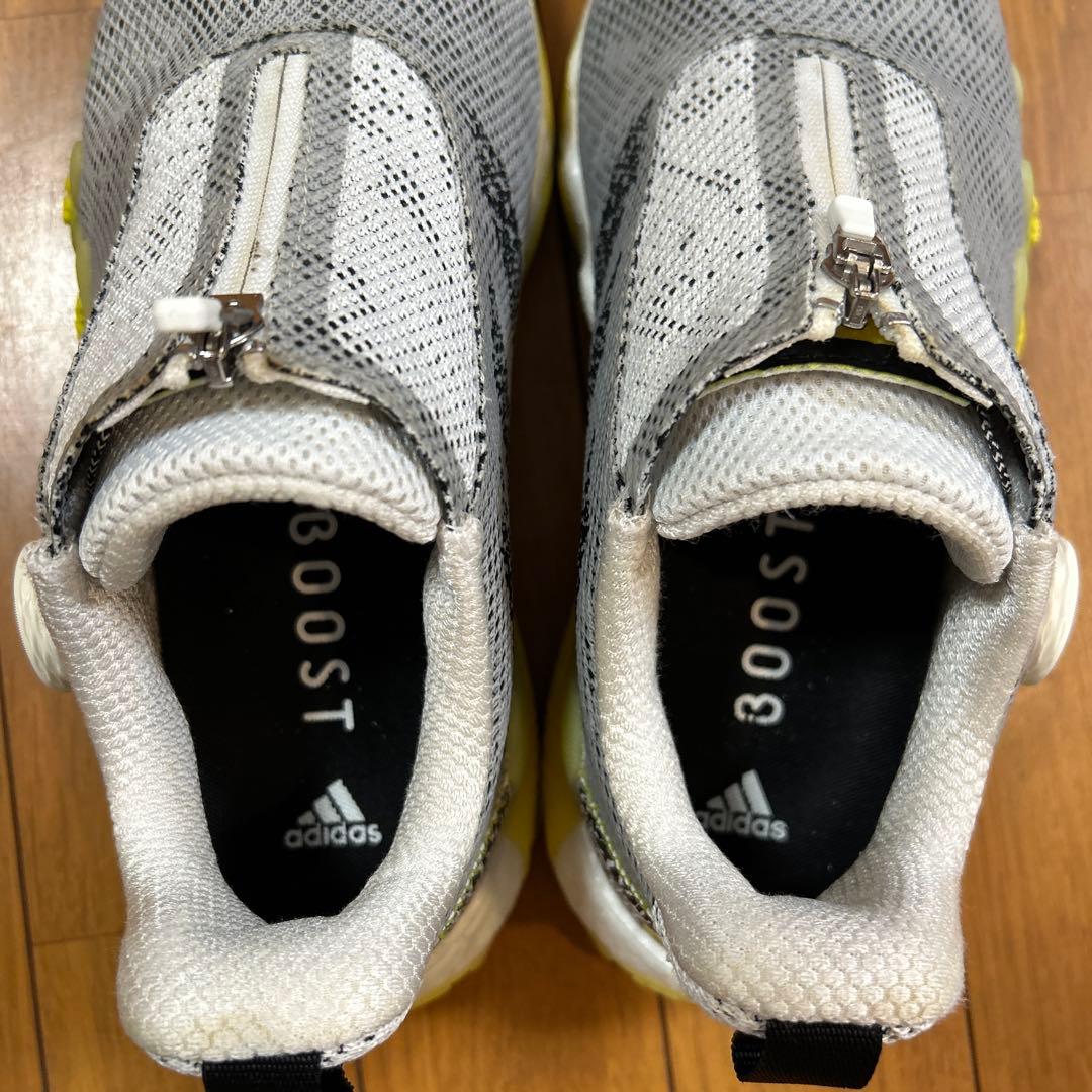 アディダス ゴルフシューズ グレー/イエロー