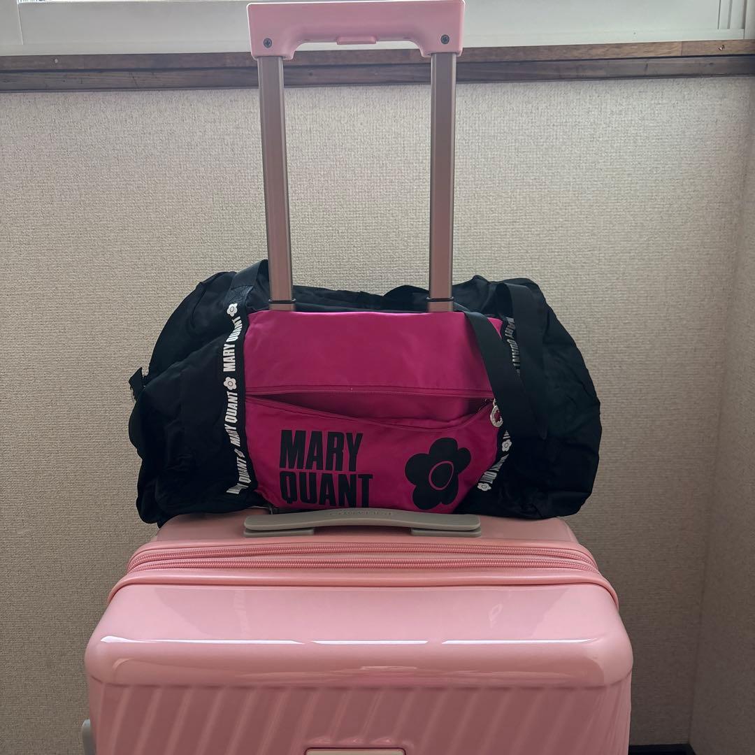 CONVERSE ピンク キャリーケース マリークヮント枕付き