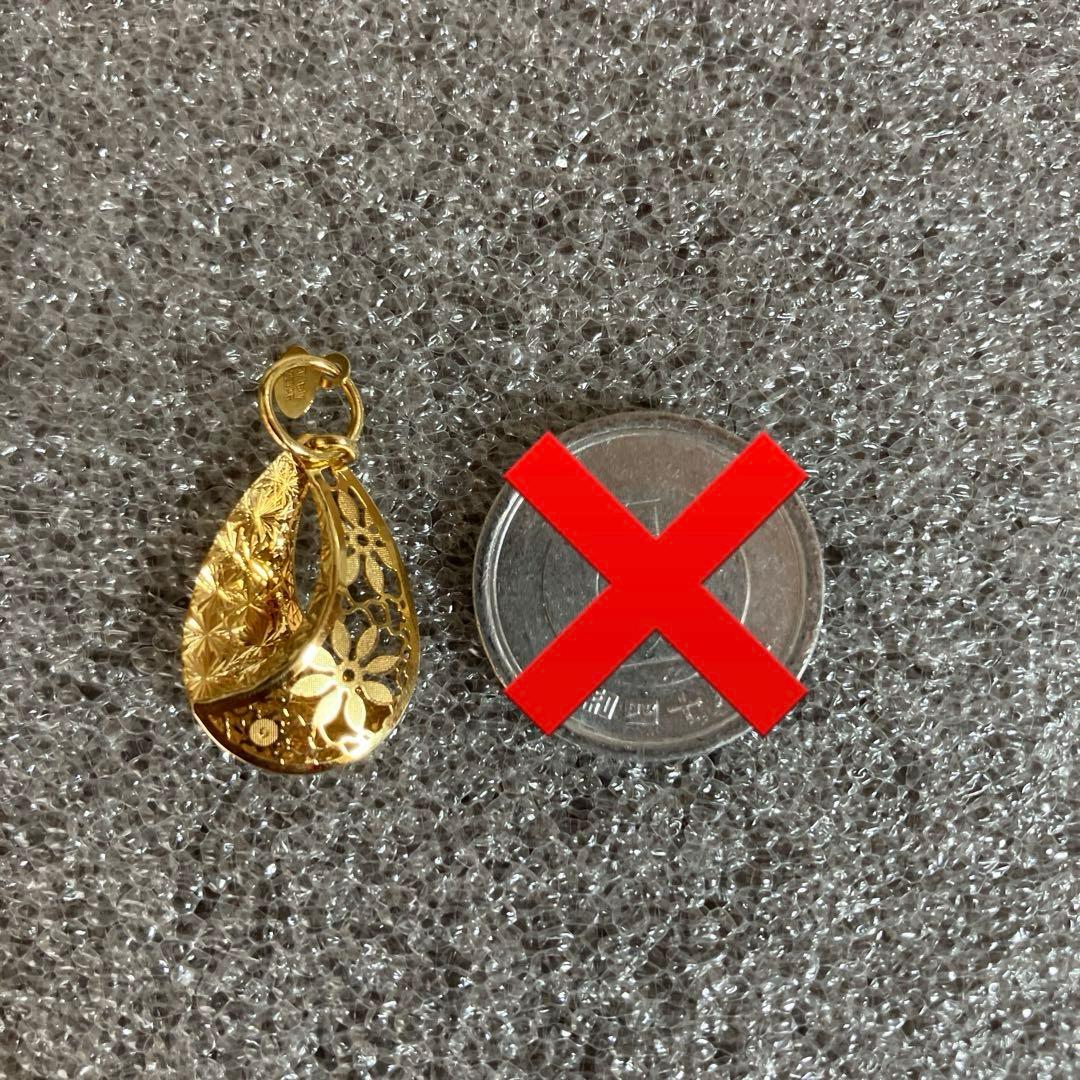 GSTV フィリグラーナピアリングチャーム（ペンダントトップ）k18YG