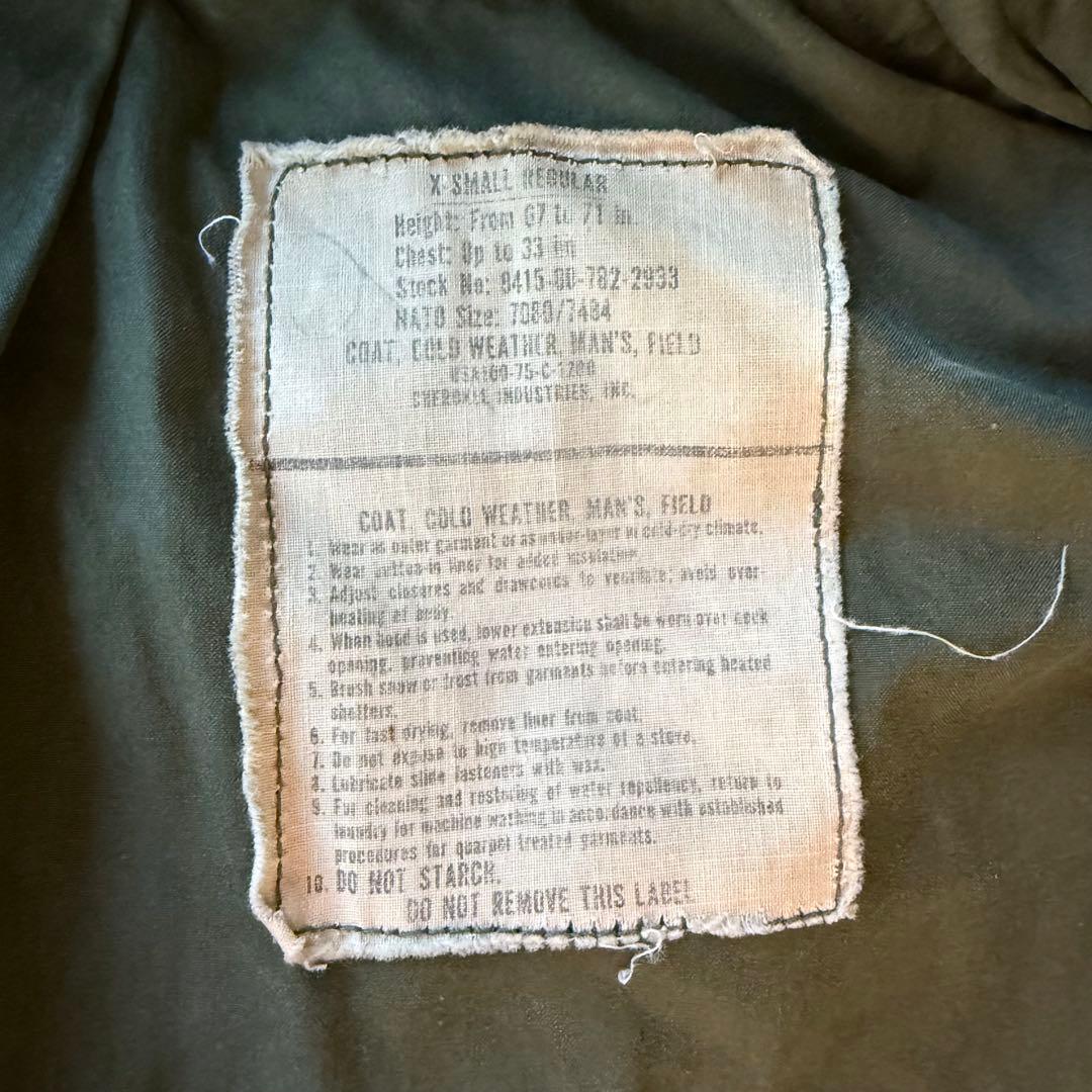 U.S. ARMY M-65 フィールドジャケット 80s 米軍実物 XS