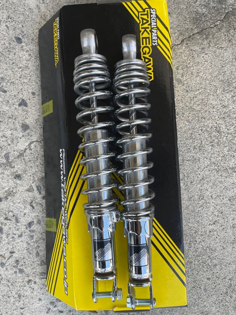 送料込み　TAKEGAWA ローダウン　リアショック クロムメッキ　jk05