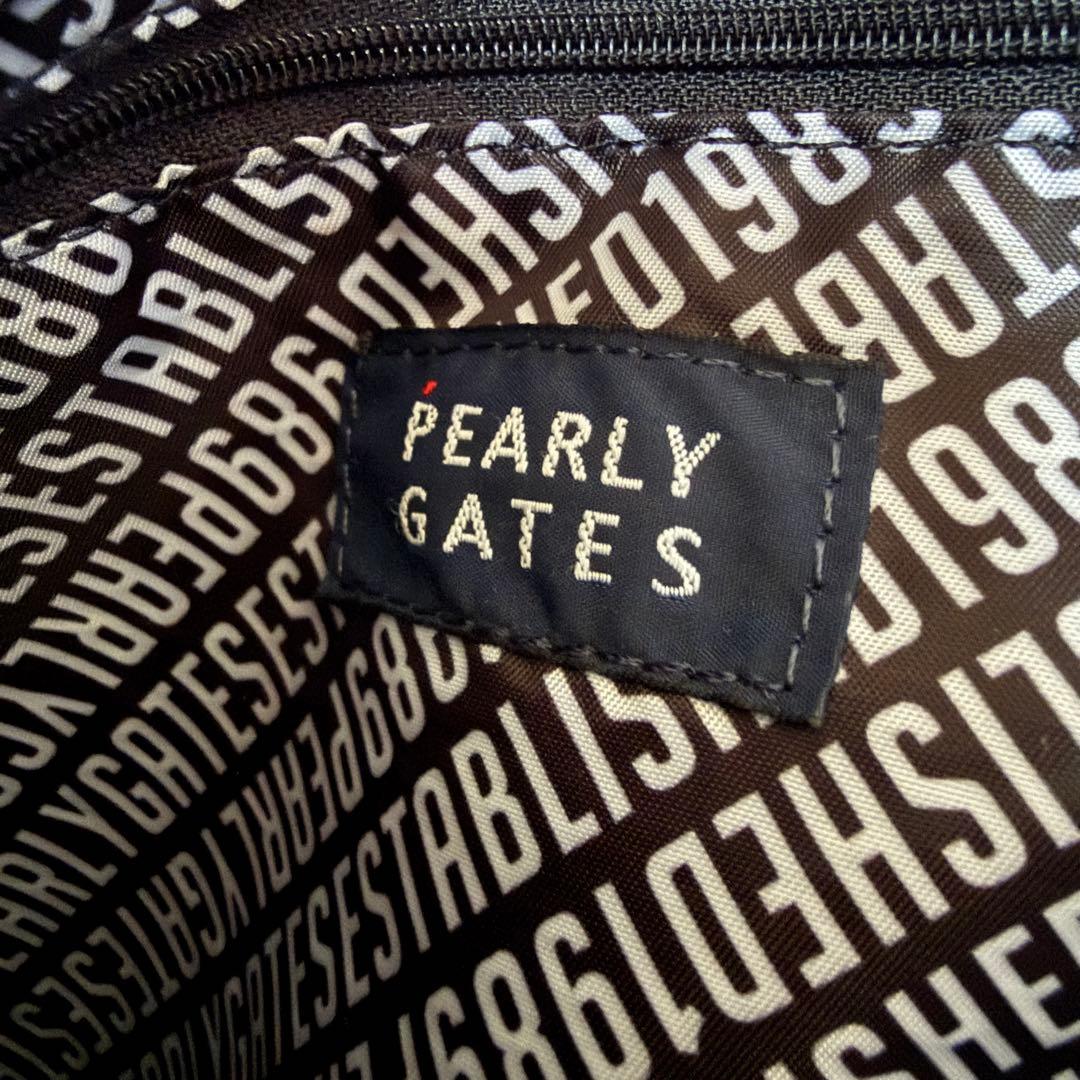 パーリーゲイツ　カートバッグ　トートバッグ　大型　紺　ネイビー　バック　特大　黒