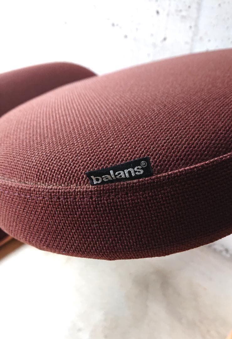 【美品】サカモトハウス バランスチェアイージー 　ショートバージョン　ブラウン