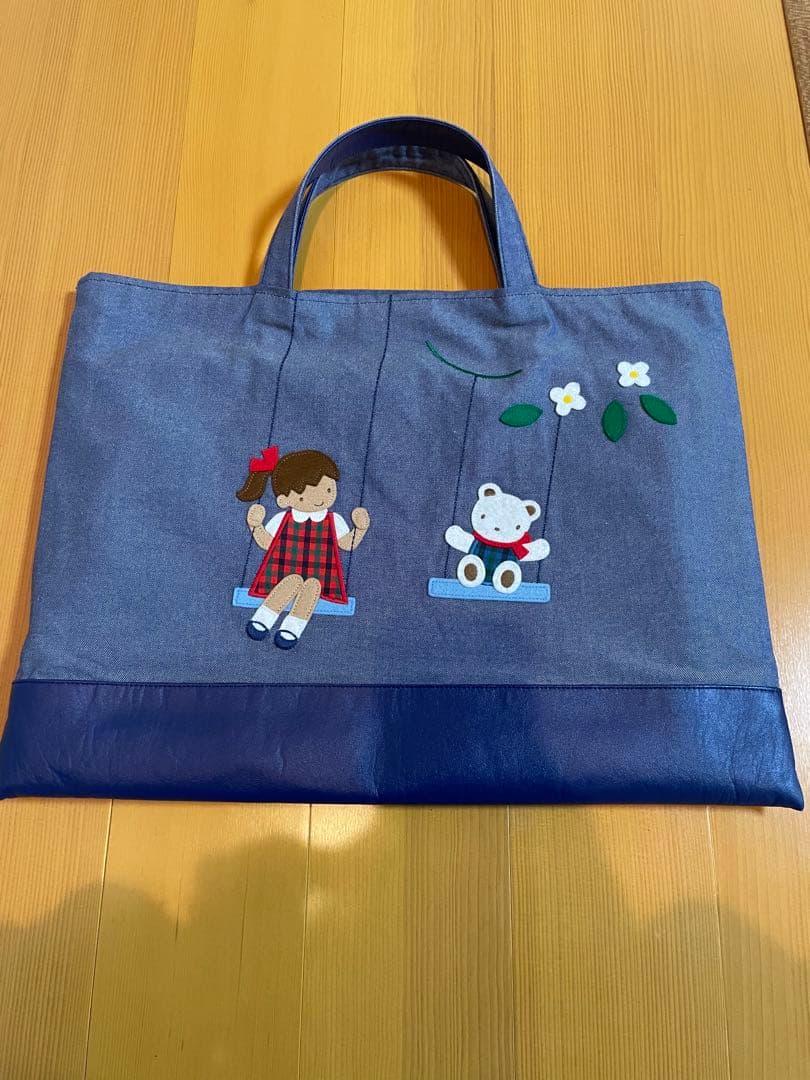 【中古】ファミリアデニムバッグ