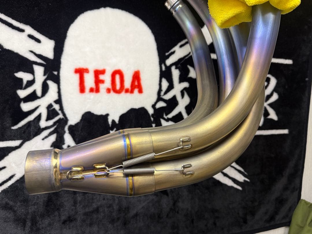 Z900RS用　K-FACTORY ケイファクトリー　CLRフルチタンエキパイ