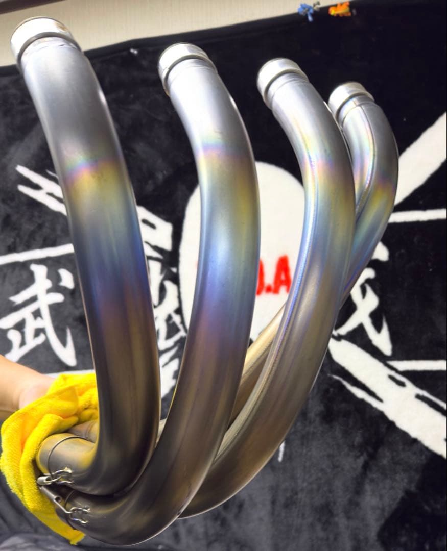 Z900RS用　K-FACTORY ケイファクトリー　CLRフルチタンエキパイ