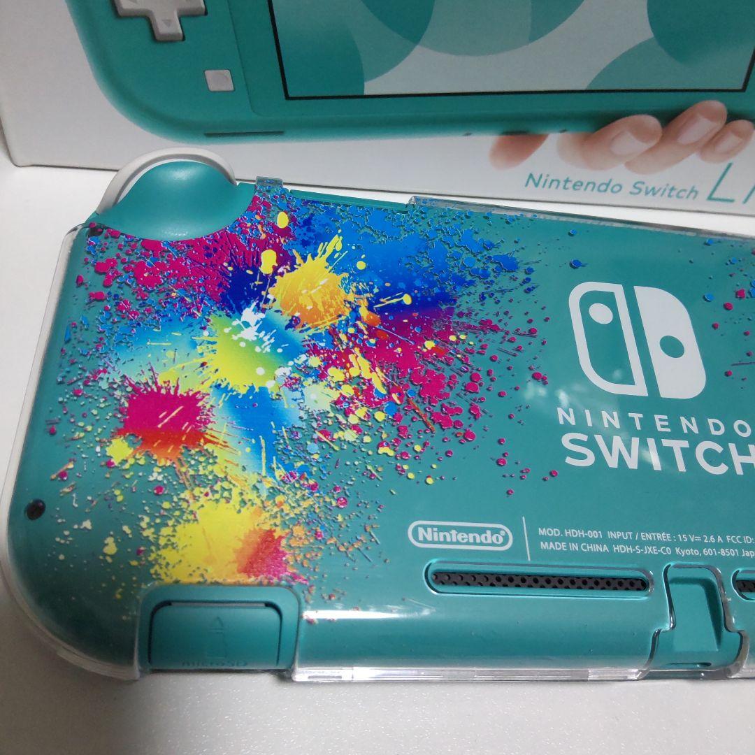 Nintendo Switch Lite ターコイズ カラフルデザイン