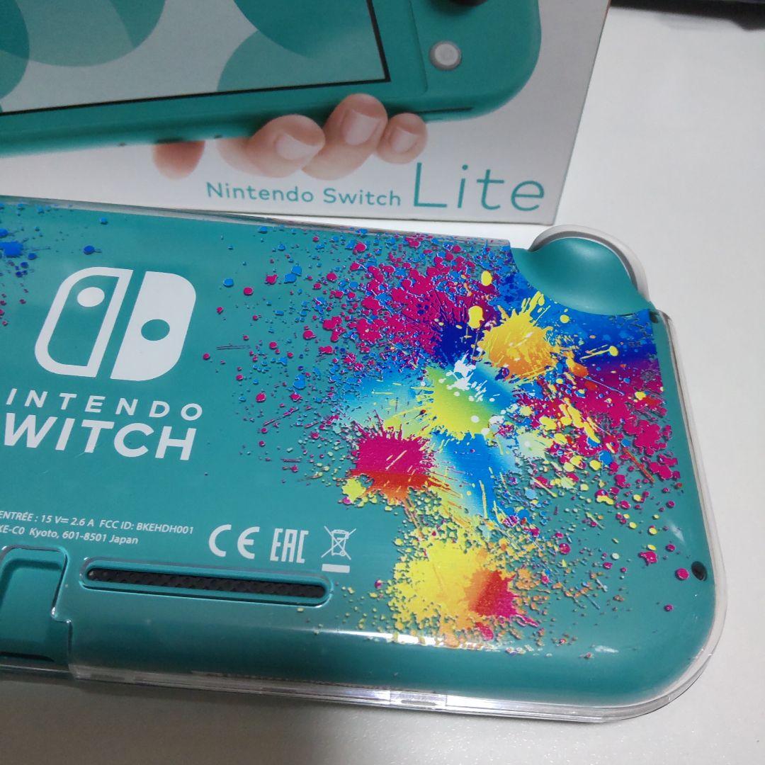 Nintendo Switch Lite ターコイズ カラフルデザイン