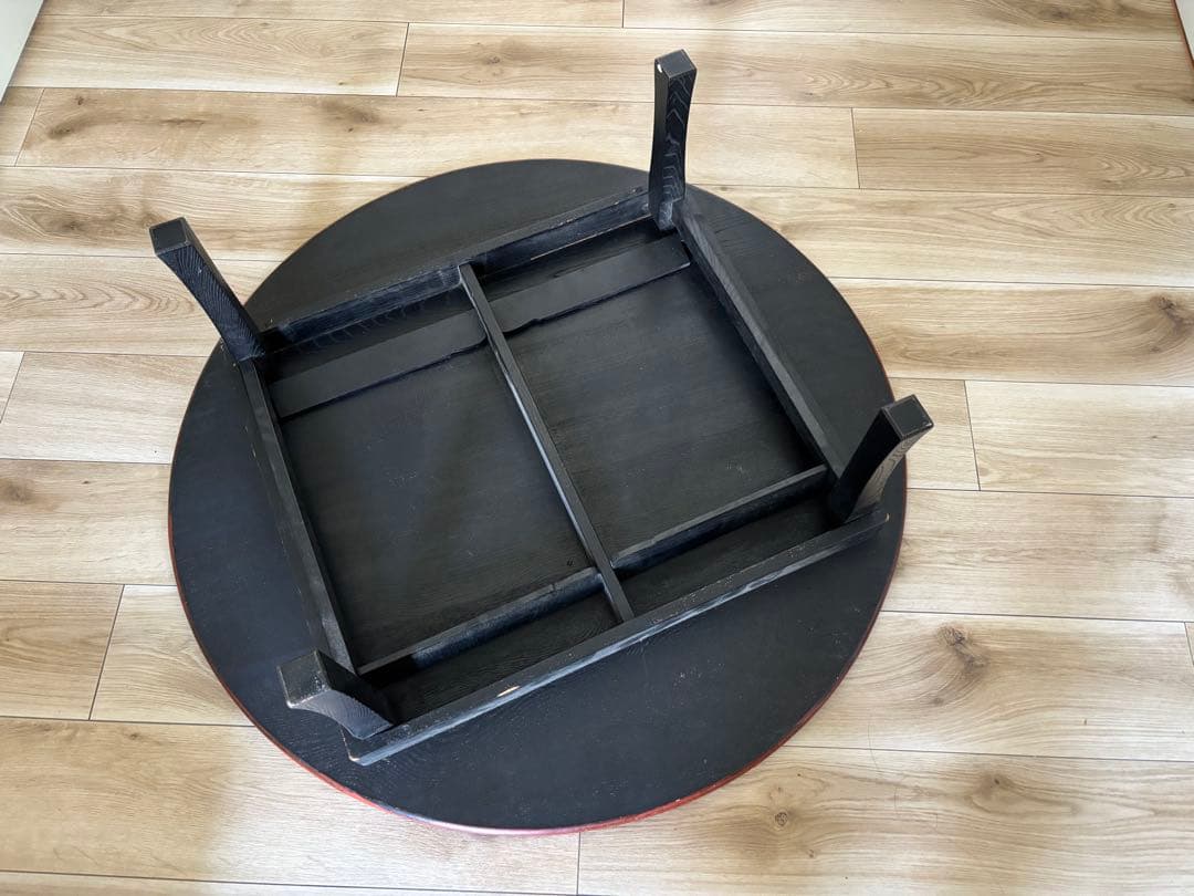 最終セール！折りたたみ式ちゃぶ台 90cm 一点物