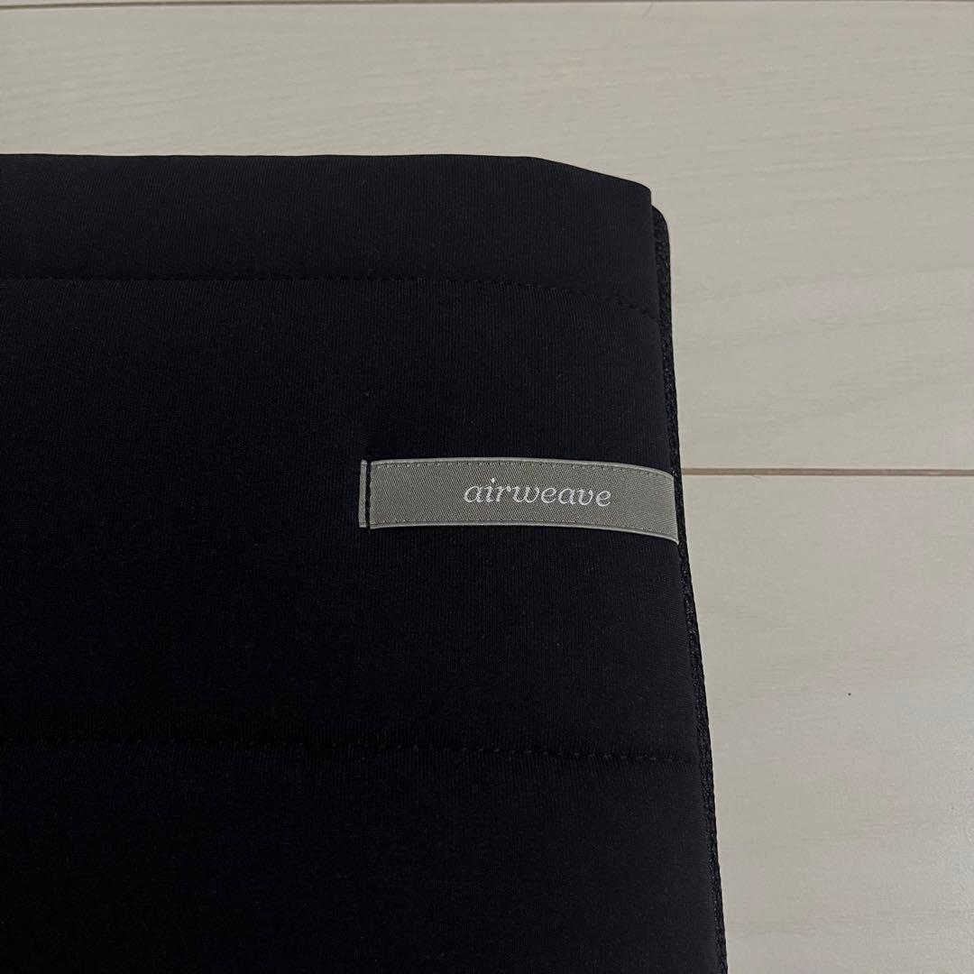 エアウィーヴ 座 クッション 背もたれ付き 高反発 硬め 洗える