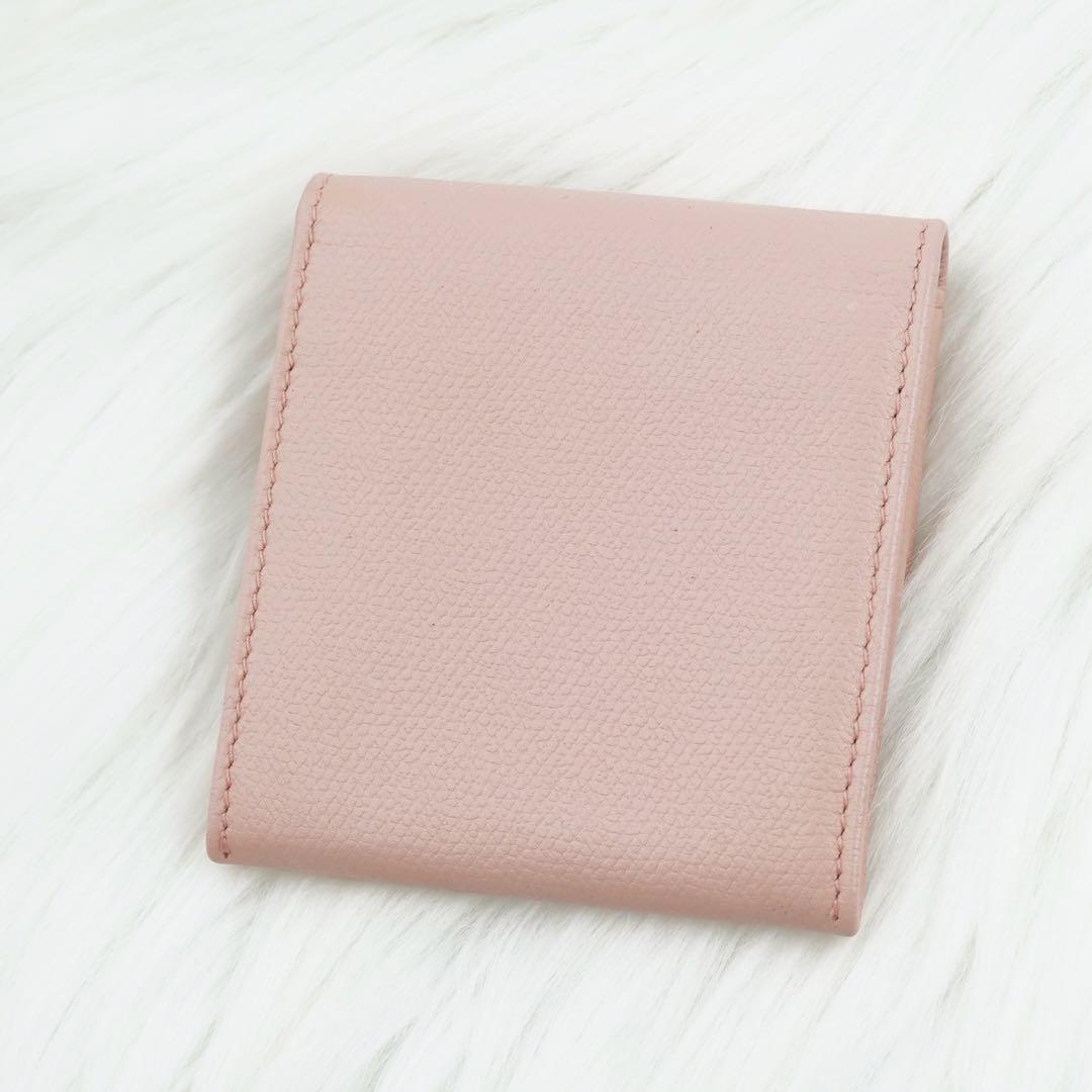 未使用級　CHANEL シャネル　小銭入れ　ゴールド金具　ココマーク　ピンク