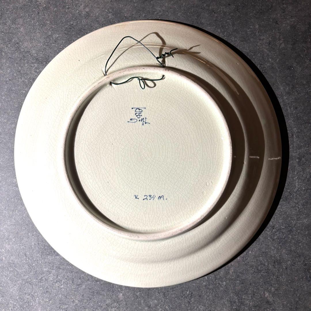  Delft フラワーモチーフ プレート 1905年製
