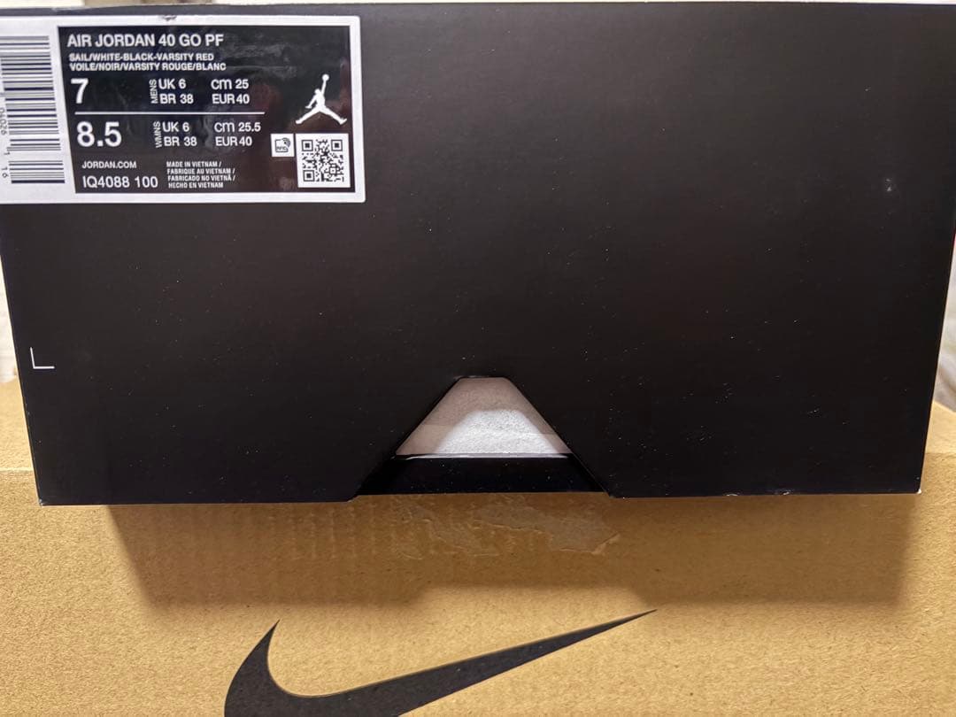 【新品未使用】エア ジョーダン 40 PF シカゴ25cm
