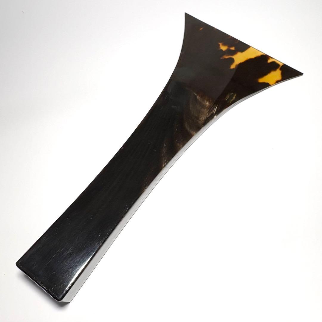 n*n様 本鼈甲 三味線撥 撥先約89mm 全長180mm 重量118g 高級天