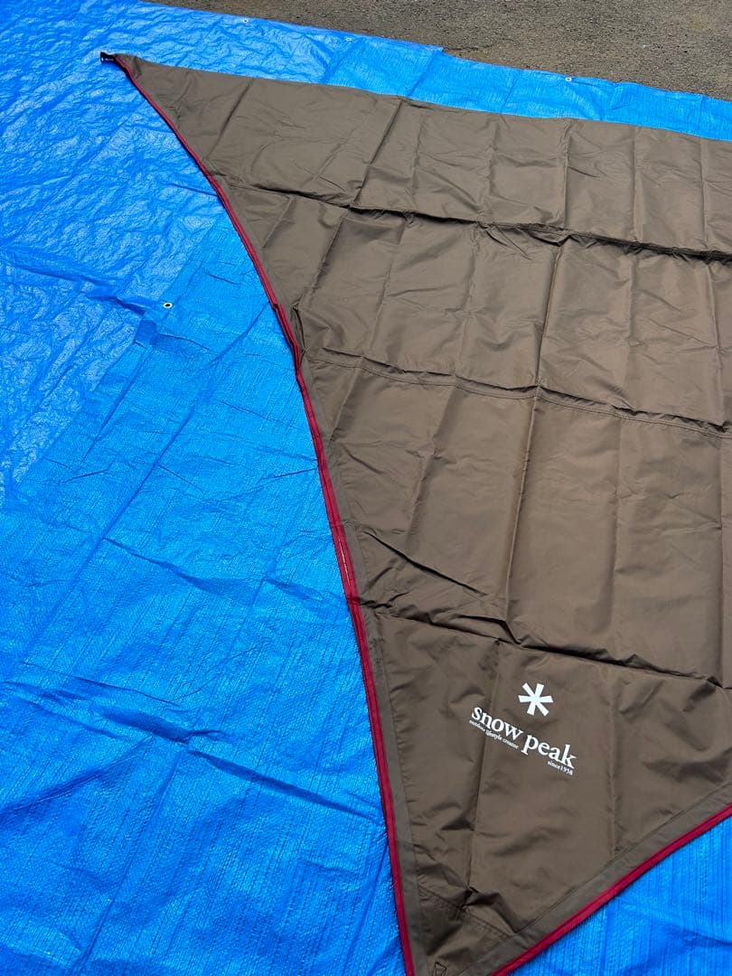 【美品】スノーピーク コネクトタープヘキサ グレー FES-265